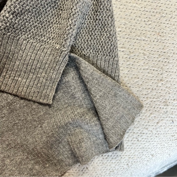 ⭐️ LAmade Revolve Grey Fishermen’s Knit Wool Cashmere Blend Long Sleeve Sweater - Picture 4 of 6